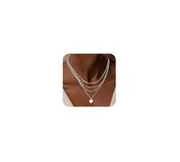 NTALJC Layered s Set for Women, Dainty/Sterling Silver Plated Pendant Long Chain Stack Gift for Women Trendy for girls