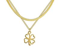 NTALJC Leaf Clover Necklfor Women Girls, Clover - 4 Leaf Clover Necklace, Alhambra Necklace, Clover Necklfor Birthday, Valentine's Day