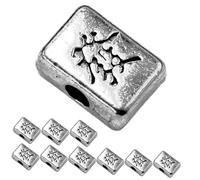 NTALJC Lot De 10 Pendentifs De Bracelet Mahjong Pour Femmes Breloques De Mahjong Bijoux De Mahjong Asstis Fabrication De Pendentifs En Fme De Mahjong Main Pour Adulte Pendentif
