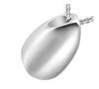 NTALJC Memorial Jewelry: Stainless Steel Urn Pendant Water Drop Unique Statement Piece
