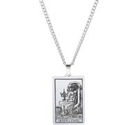 NTALJC Men, Chains Jewelry Men Pendant Red Queen Pendant for Men and Women