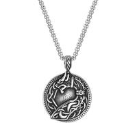 NTALJC Men, Chains Jewelry Men Pendant Viking Coin Pendant For Men Vintage Retro