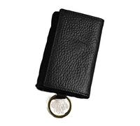 NTALJC Men Fashion Multifunction Coin Wallet Car Remote Case Key Ring Case Holder Chain Designer Key Package Bag 230 (Color : Black)