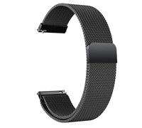 NTALJC Metal Magnetic Watch Band Mesh Woven Quick Release Strap Adjustable Stainless Steel Replacement Straps for Women Men 16mm18mm 20mm 22mm