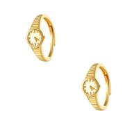 NTALJC Minimalist Adjustable Ring Decorative Metal Finger Ring for Daily Wear Lightweight Jewelry for Parties Birthdays Versatile Open Design Outfit