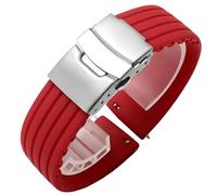 NTALJC Natural silicone watch strap for Hamilton Khaki Navy Jazzmaster Field Classic watch band