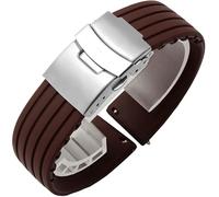 NTALJC Natural silicone watch strap for Hamilton Khaki Navy Jazzmaster Field Classic watch band