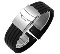 NTALJC Natural silicone watch strap for Hamilton Khaki Navy Jazzmaster Field Classic watch band