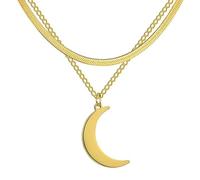 NTALJC Necklace Pendant Chain Men Women Jewellery Pendant Necklace for Women Double Layer Chain Choker