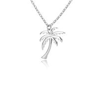 NTALJC Necklfor Women, Beach Wave NecklCoconut Necklace, for Women, Tropical Necklace, Tree