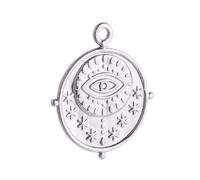 NTALJC New 2025 3Pcs Stainless Steel Casting Sun Moon Star Charms Starlight Pendant DIY Necklace Bracelet Earrings Jewelry Accessories With For You Jewelry Fashion Accessories Creative Gift, Free