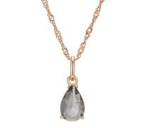 NTALJC New 2025 Hot Grey Crystal Long Water Drop Pendant Women85 Rose Color Natural Zircon High Daily Decoration Jewelry Commemorative With You Accessories Trendy Best For Gift