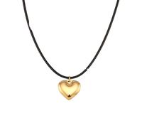NTALJC New 2026 Holiday Jewelry Plated Silver Color Heart Pendant s Woman Rope Chain Stainless Steel Fashion Trendy Accessories Creative Gift For Women And Men