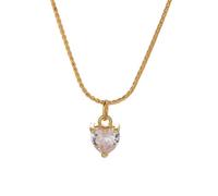 NTALJC New 2026 Plated Leaf Flower Zircon Pendant French Cooper Geometrical Clavicle Chain Jewelry Gifts Fashion Trendy Accessories Creative Gift For Women And Men