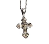 NTALJC New 2026 Unisex Stainles Stell Vintage St. Michael Catholic Patron Saint Cross Pendant Men's Women's Fashion Amulet Gift Jewelry Trendy Accessories Creative For Women And Men