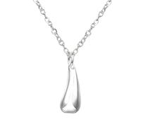 NTALJC New Unisex Stainles Stell Sterling SilverSilver High Water Drop Pendant Wedding Jewelry Party Gifts Fashion Trendy Accessories Creative Gift For Women And Men