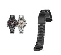 NTALJC Notch Steel Strap For TIMEX Tide Expedition Mariner T2N721 TW2V49000 Watch Band Accessory