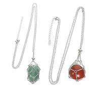 NTALJC Pendants,Necklace Stone Cage Jewlery Long Pendant Necklace for Women Sweater Chain Metal en
