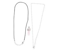 NTALJC Pendentif Agate Accessoire de Mode DIY et Cde Cuir Pendentif Élégant Rose pour Création