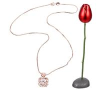NTALJC Pendentif De Cou Pour La Saint-Valentin Bijou Délicat Pour Le Cou De Saint-Valentin Fourniture De Bijoux Décation De Cou Magnifique Parure De Cou Accessoire De