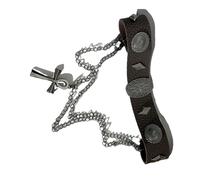 NTALJC ras du cou en cuir style punk vintage avec pendentif croix et clous romains pour une déclaration de mode unique