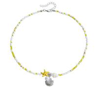 NTALJC ras du cou ethnique en perles avec pendentif étoile de mer réglable et chaîne de cou pour un usage quotidien