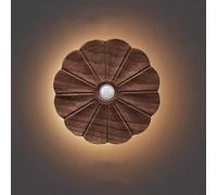 NTALJC Rechargeable Wall Light with Motion Detector, Wood Wall Indoor USB Rechargeable Cordless Stair Light Wall Night Light Magnet Battery Operated Wall Light Night Light Hallway 3000K,A