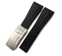 NTALJC Rubber Silicone Watchband 20mm 21mm for GMT Explorer Green Watch Strap