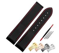 NTALJC Rubber Watch Strap 20mm 22mm Silicone Watchband Suitable For Omega Watch Band Folding Clasp Curved End Wristwatches Belt
