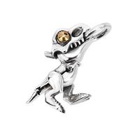 NTALJC S Sterling Silver Dinosaur shape Pendant, Sterling Cute Dinosaur Pendant Necklace for girls