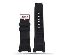NTALJC Silicone Rubber Watch Band for IWC Ingenieur Strap for Men 30 * 16mm IW323601 IW323608 Waterproof Watch Strap Bracelets Pin Buckle