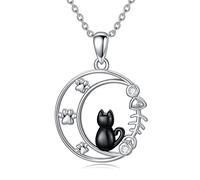 NTALJC Silver Butterfly Dragonfly Hummingbird Axolotl Bunny Cat Dog Frog Guinea Pig Turtle Highland Cow Horse Wolf Sloth Mermaid Phoenix Unicorn Pendant Necklaces Animal Jewellery Gifts for Women