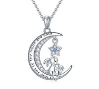 NTALJC Silver Cow/Dog/Fox/Lion/Goat/Llama/Monkey/Flamingo/Dinosaur Pendant Necklace Animal Heart Necklace for Women Animal Jewellry Gifts for Women Girls Teens Birthday Gift