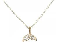 NTALJC Silver Pavé Crystal Pendant Necklace Women Clavicle Chain Jewelry