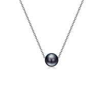 NTALJC Silver Single Pearl Choker Necklace for Women 7-8mm Freshwater Cultured Pearls Gifts Mothers Day Jewellery