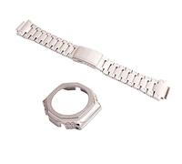 NTALJC Stainless Steel Strap Case For GA2100 GA-2110 Outdoor Sports Watch