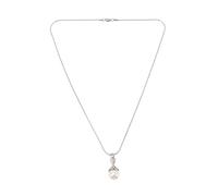NTALJC Stainless Steel Urn Pendant Ashes Elegant Cremation Crystal Jewelry Women Unique Lotus Design Corrosion Resistant Memorial Present for Pet Lovers