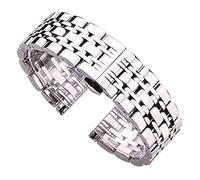 NTALJC stainless steel watchband 20mm 22mm men metal polished watch band strap clocks accessories