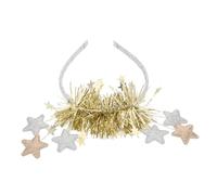 NTALJC Star Headband New Year's Eve Headdress ' Package Keychain Headbands Lampshade Micro Scene Decoration Hair Accessories Headband Golden Headdress Birthday Accessories Cloth