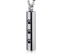 NTALJC Steel Waterproof, Meanful Cylindrical Memorial Locket for Men with Funnel Kit & Bag
