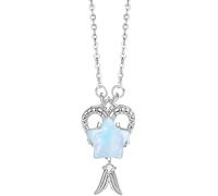 NTALJC Sterling Constellation Pendant Zodiac Constellation Horoscope Celestial Astrology Jewellery Cubic Zirconia Pendant for Women