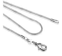 NTALJC Sterling Silver 16-24 Inchs Snake Chains Necklaces Pendant For Women Sterling-silver-jewelry