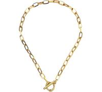 NTALJC Sterling Silver Coin Toggle For Women, Toggle Paperclip Chain Padlock Pendant - Lock And Key, Heart, Coin Chain Pendant Necklace