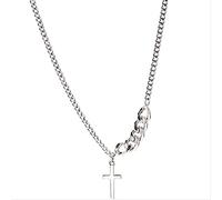 NTALJC Sterling Silver Cross Pendant For Women Wedding Party Jewelry Choker Collar Gift