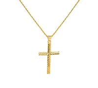 NTALJC Sterling Silver Diamond Cut Cross Pendant Silver Rope Chain For Women & Men Religious - Made in Italy Comes With Gift Box, Sterling Silver, n for girls