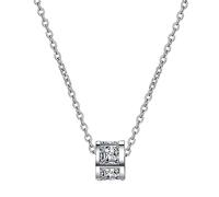 NTALJC Sterling Silver Small Lucky Ball Bead Necklaces Pendant Pure Silver Jewelry For Women