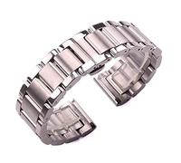 NTALJC strap 316l watchbands silver 21mm metal band wrist watches bracelet