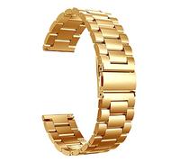NTALJC Strap Classic Stainless Steel Band Traditional and Smart Band Wristband Metal Wristband /22Mm/Silver Black