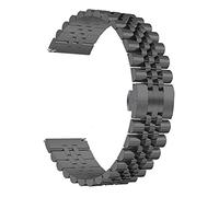NTALJC Strap Metal Band Band Band Solid Steel Quick Release Bracelet 20mm 22mm