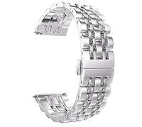 NTALJC Strap Quick Release Steel Strap For 20mm Butterfly Buckle Detachable Solid Metal Wristband Bracelet